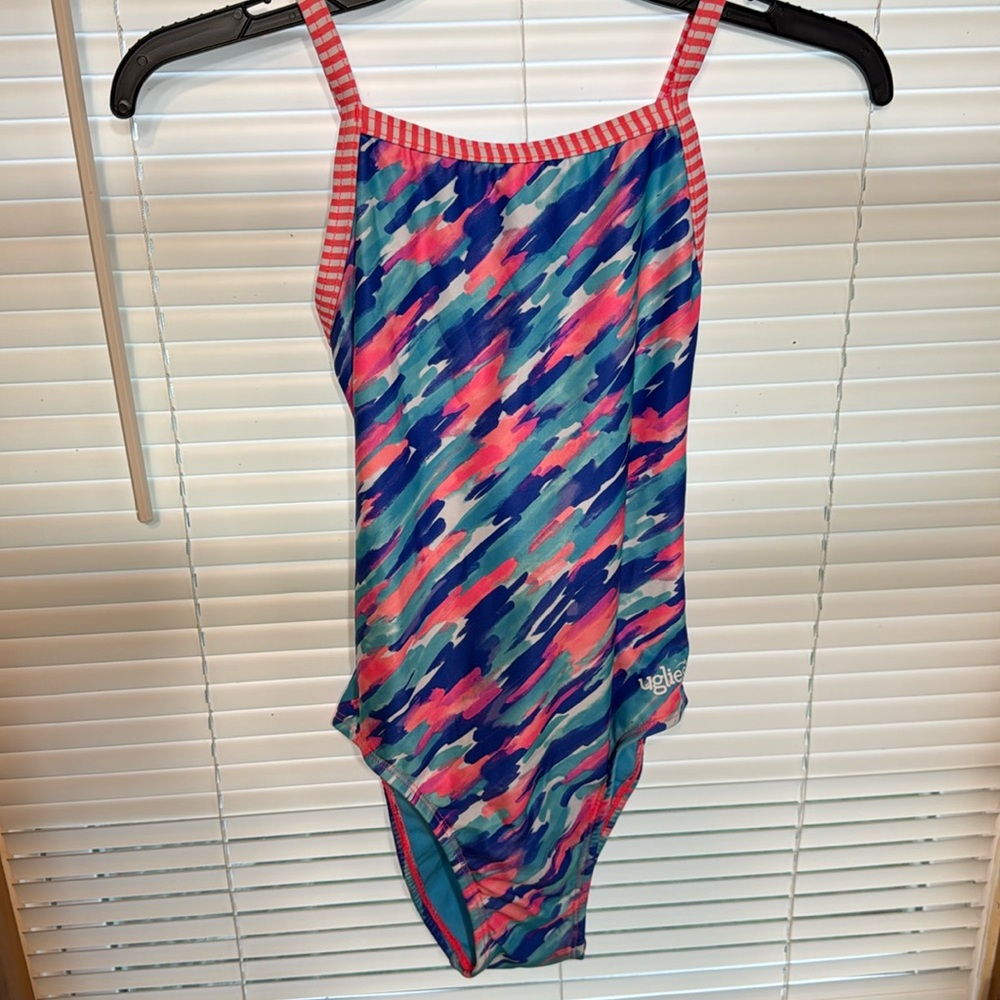 Uglies Pink Striped Bathing Suit